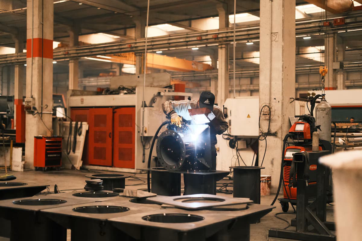 Illustrative metal manufacturing process